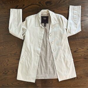 Coach Leatherware Trench Coat – Early 2000s Vintage (Size M)